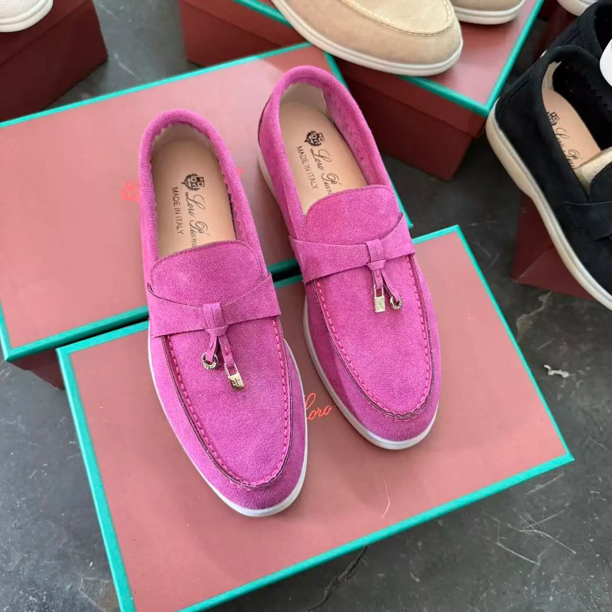 Mocassins homme en suédine – CLEVI Paris