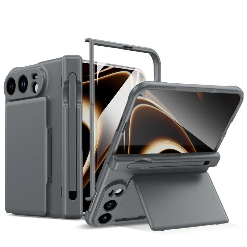 Coque iPhone Duo porte-cartes avec support – CLEVI Paris