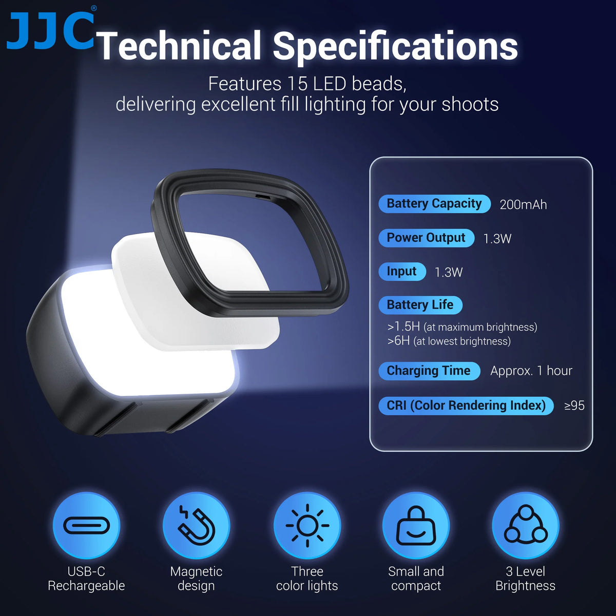 Kit lampes LED JJC pour Osmo Pocket 3/4 – CLEVI Paris