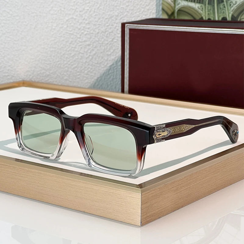 Lunettes de Soleil Homme Acétate Rectangle UV400 – CLEVI Paris