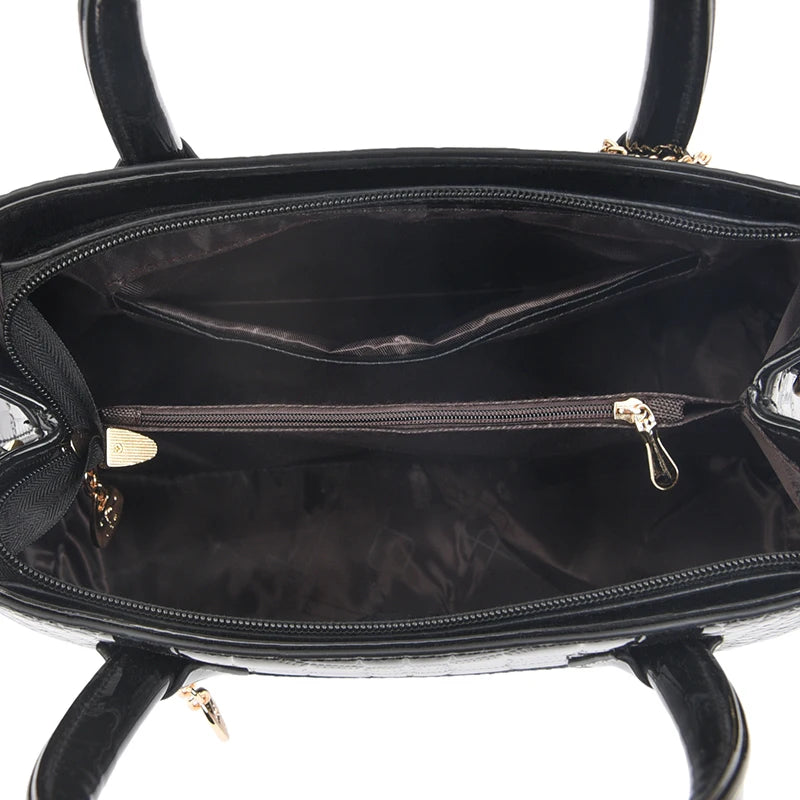 Sac bandoulière femme verni Lanyibaige – CLEVI Paris