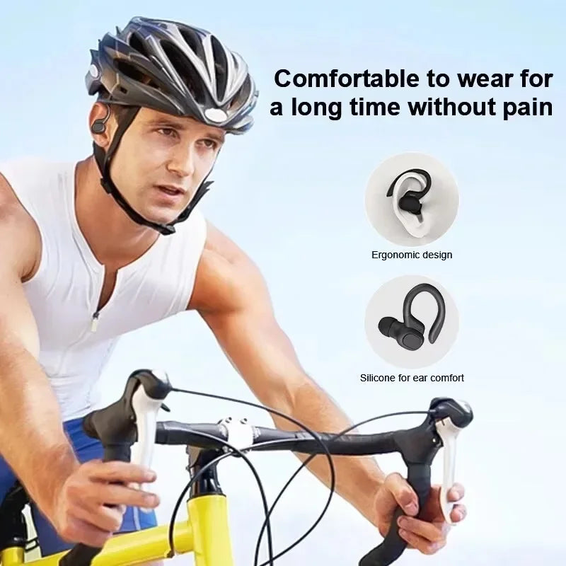Écouteurs TWS Bluetooth 5.3 Crochet Sport HiFi Waterproof – CLEVI Paris