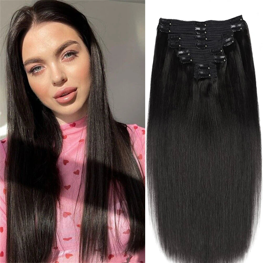 Extensions Cheveux Clip-In Remy Straight – CLEVI Paris