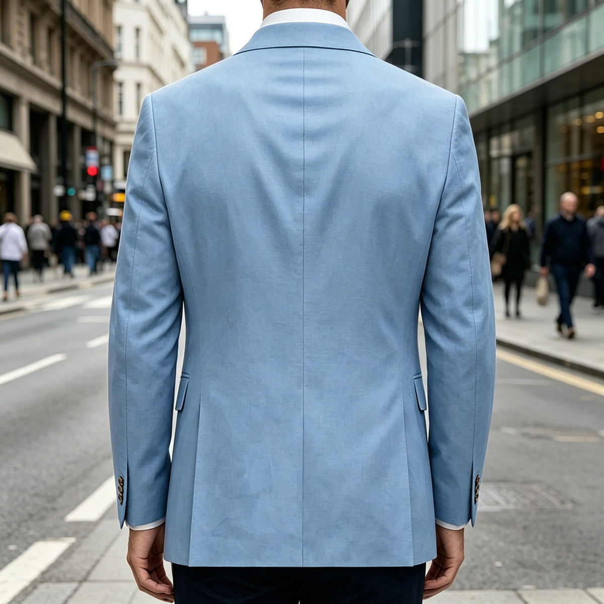 Blazer lin homme coupe slim – CLEVI Paris