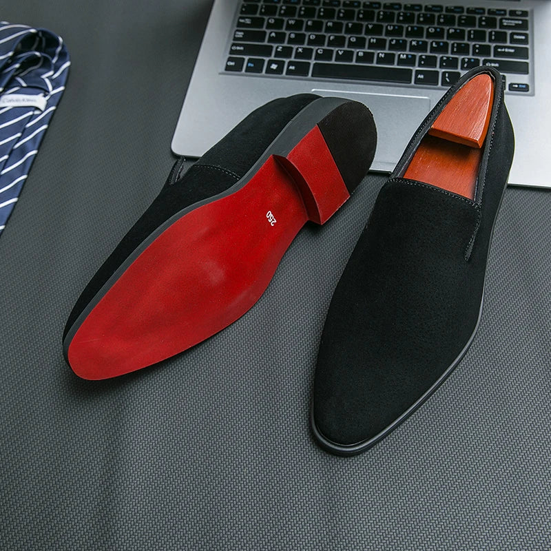Mocassins Suède Faux Homme Style Italien Casual – CLEVI Paris