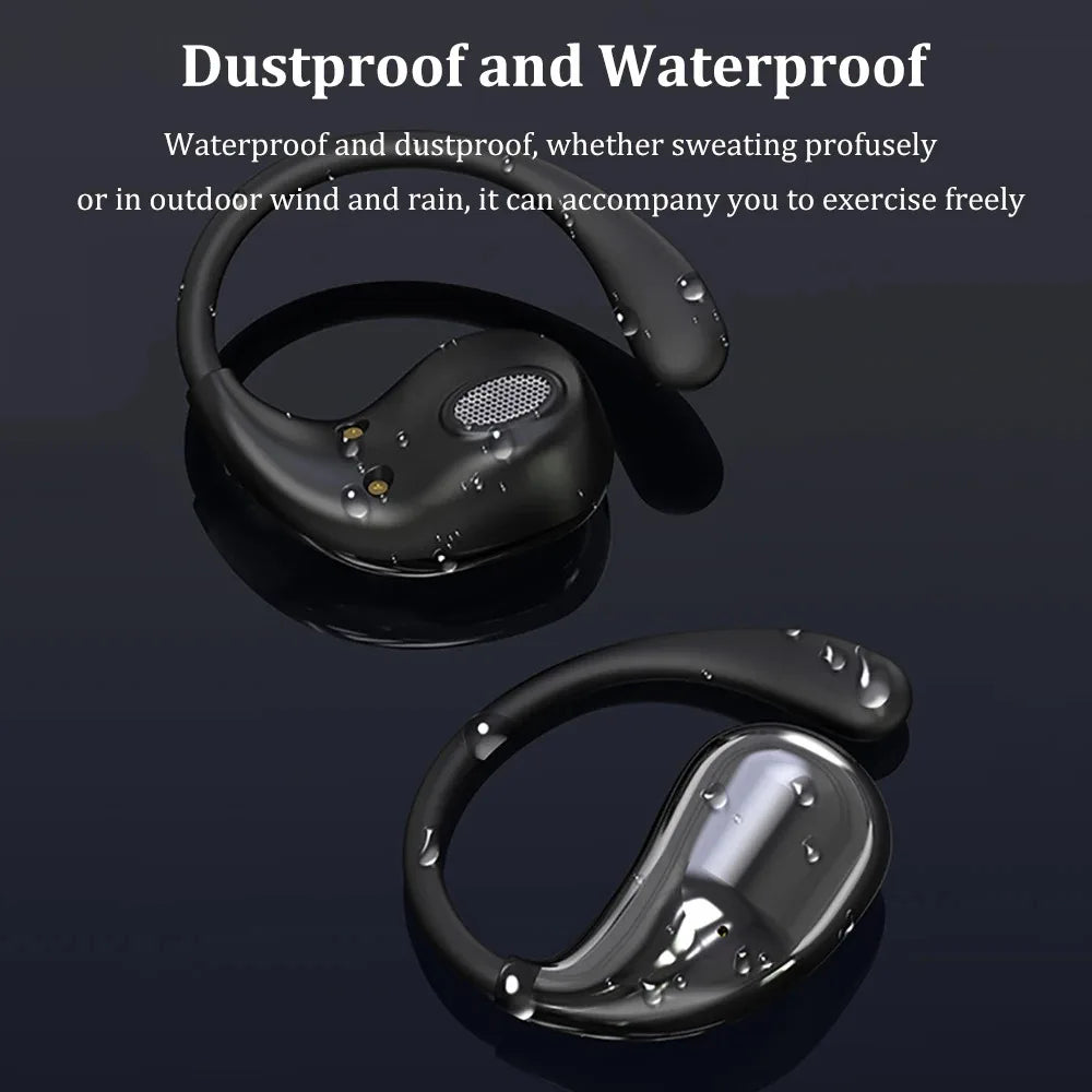 Écouteurs Open-Ear KEBIDUMEI BT 5.4 LED Tactile HiFi – CLEVI Paris
