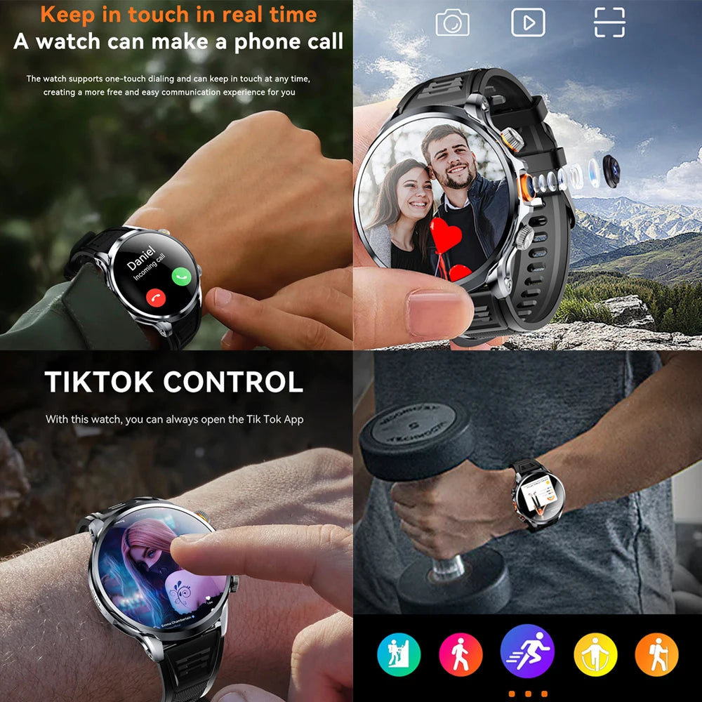 Montre BAOAIQI AMOLED 1,95″ avec SIM – CLEVI Paris