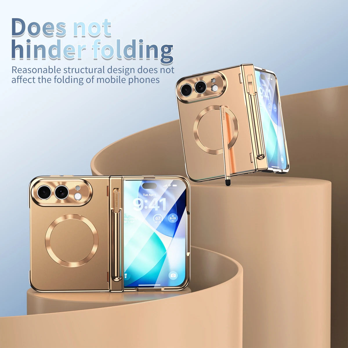 Coque iPhone Duo magnétique avec charnière – CLEVI Paris