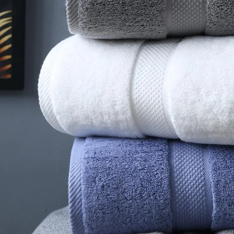 Serviette de bain en coton 70 × 140 cm – CLEVI Paris