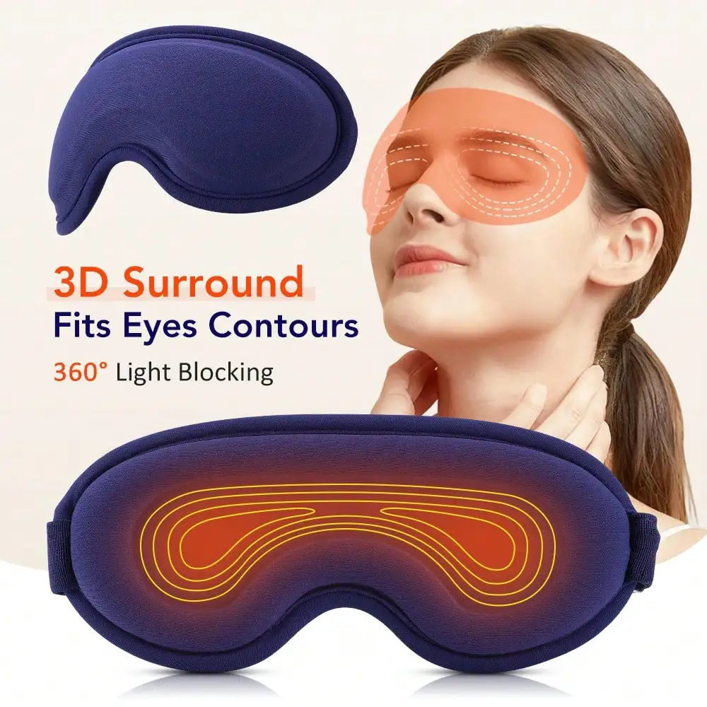 Masque yeux chauffant à vibrations USB-C – CLEVI Paris