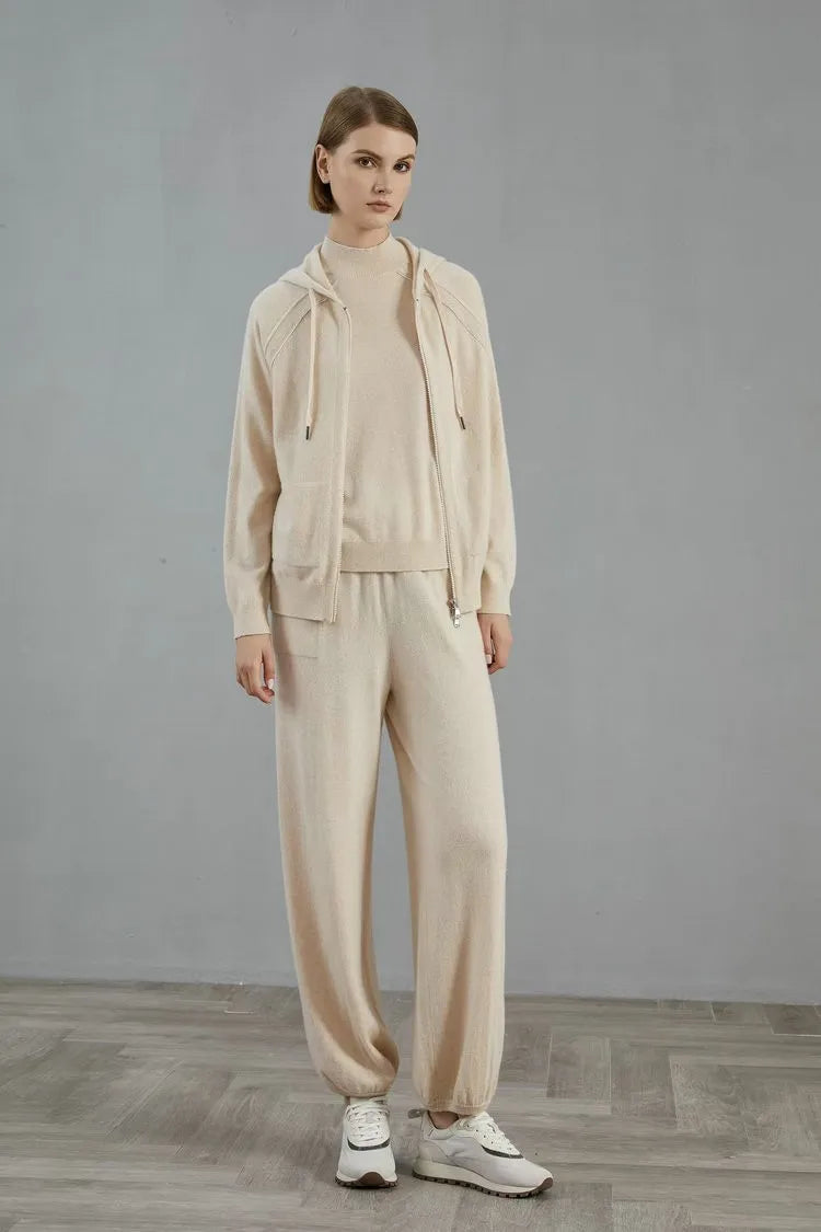 Cardigan ou pantalon en maille femme – CLEVI Paris