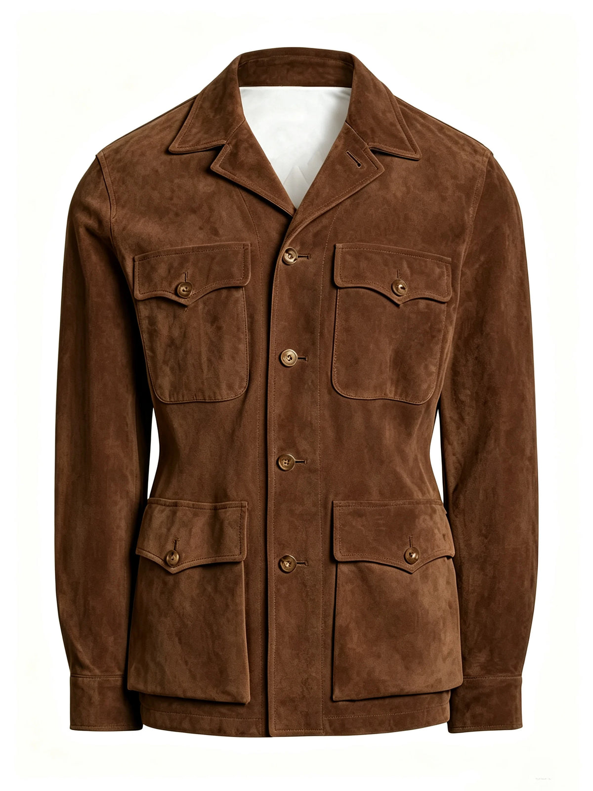 Veste safari homme en imitation daim – CLEVI Paris