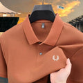 Polo Homme 100% Coton Broderie Épi Slim Fit Anti-Froissage Golf Casual Été M-4XL – CLEVI Paris