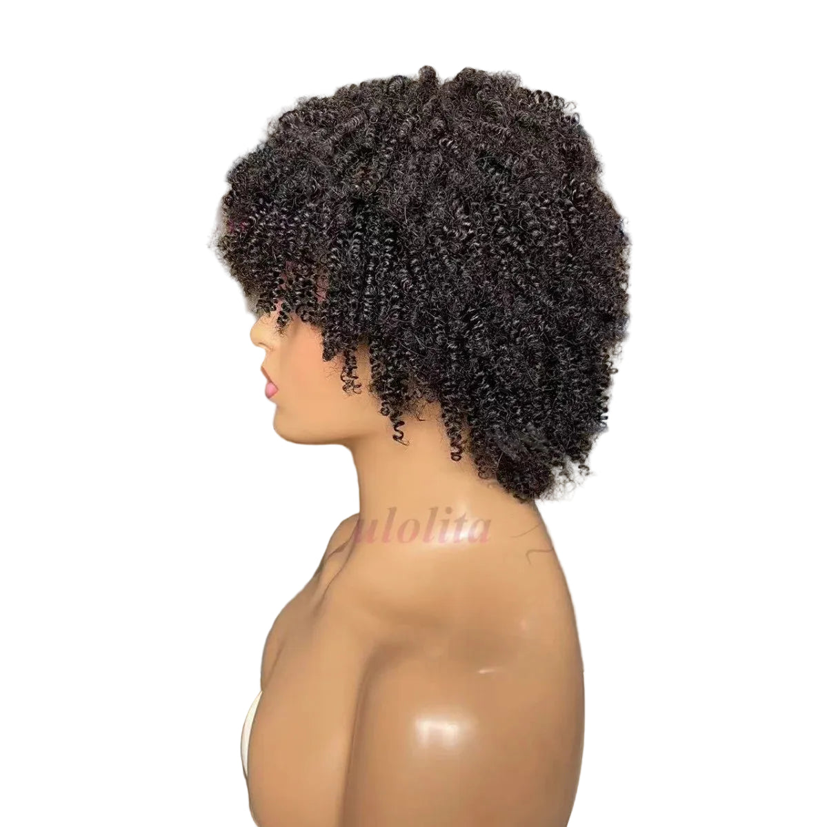 Perruque Afro Kinky Curly Full Machine Sans Colle – CLEVI Paris