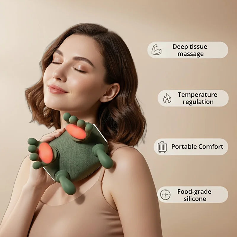 Masseur Nuque & Épaules Électrique Automatique Pression Doigts – CLEVI Paris