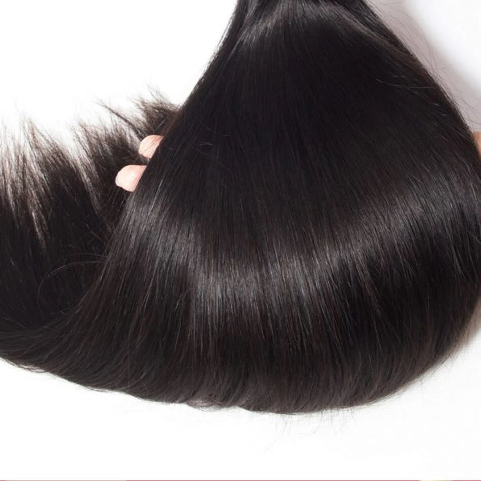 Tissage Lisse Cheveux Humains Brésiliens Remy Hair 10A Couleur Naturelle 12-32 Pouces – CLEVI Paris