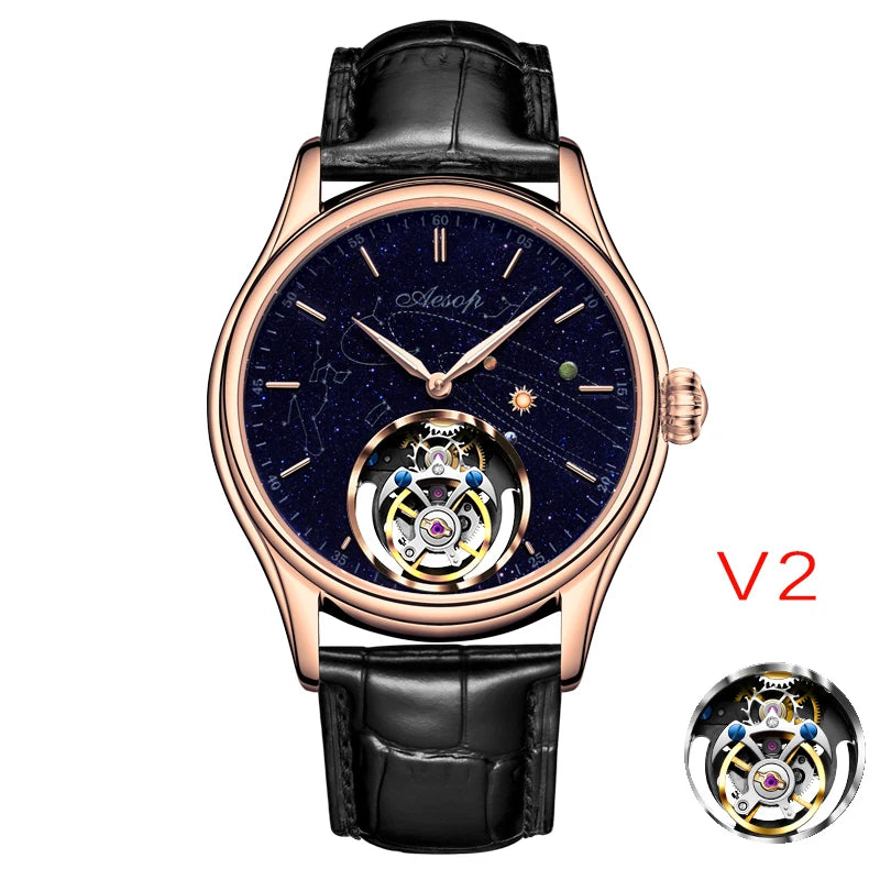 Montre AESOP 7049 mécanique squelette – CLEVI Paris