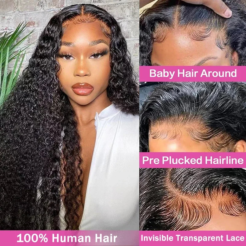Perruque Deep Wave Cheveux Humains HD Lace 13x6 – CLEVI Paris