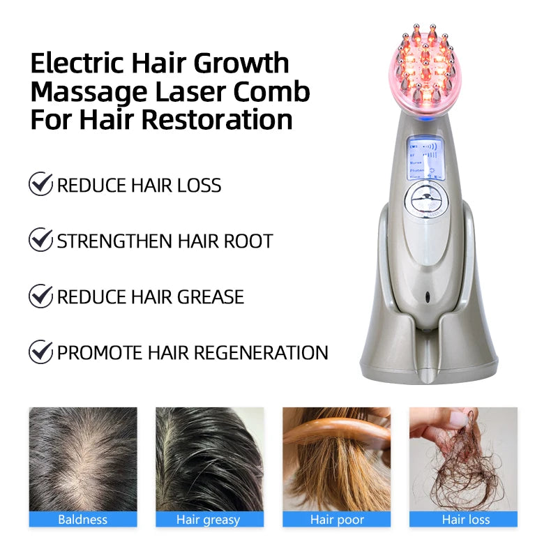 Peigne laser pour le soin du cuir chevelu – CLEVI Paris