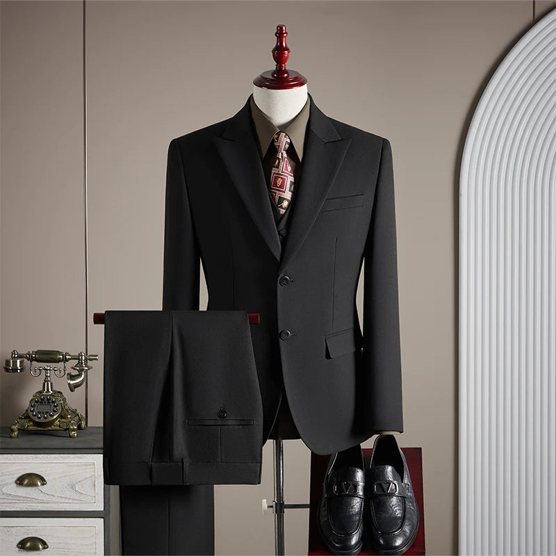 Costume homme 3 pièces, coupe ajustée – CLEVI Paris