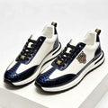 Sneakers en cuir à lacets pour homme – CLEVI Paris