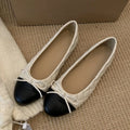 Ballerines femme à nœud et bout rond – CLEVI Paris