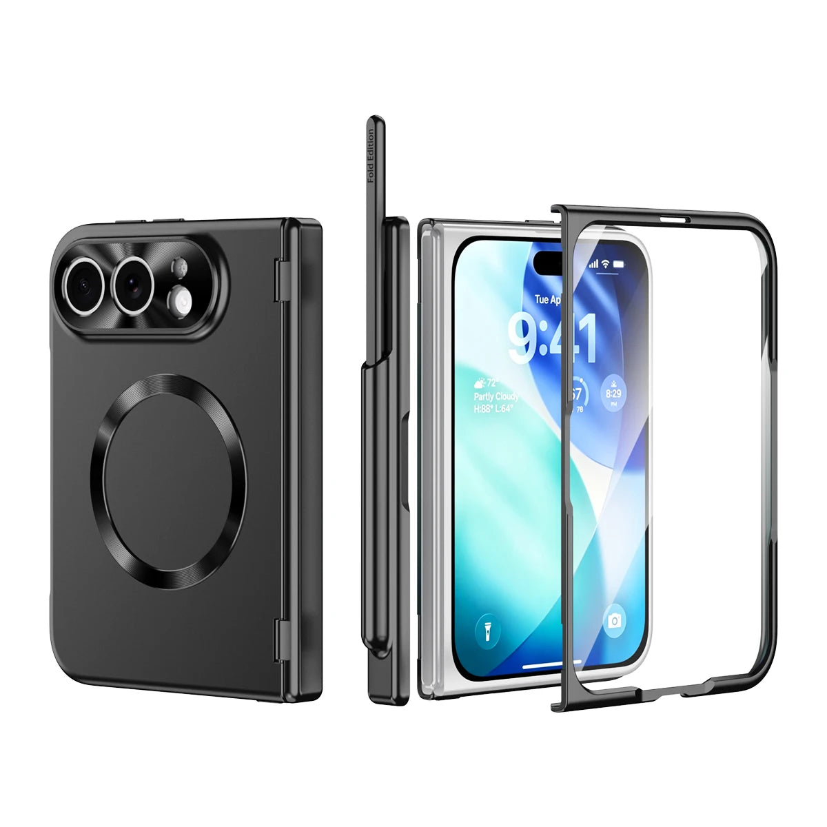 Coque iPhone Duo magnétique avec charnière – CLEVI Paris