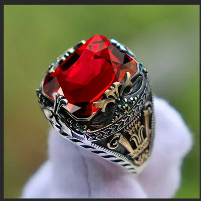 Bague Unisexe Zirconium Motif Géométrique – CLEVI Paris