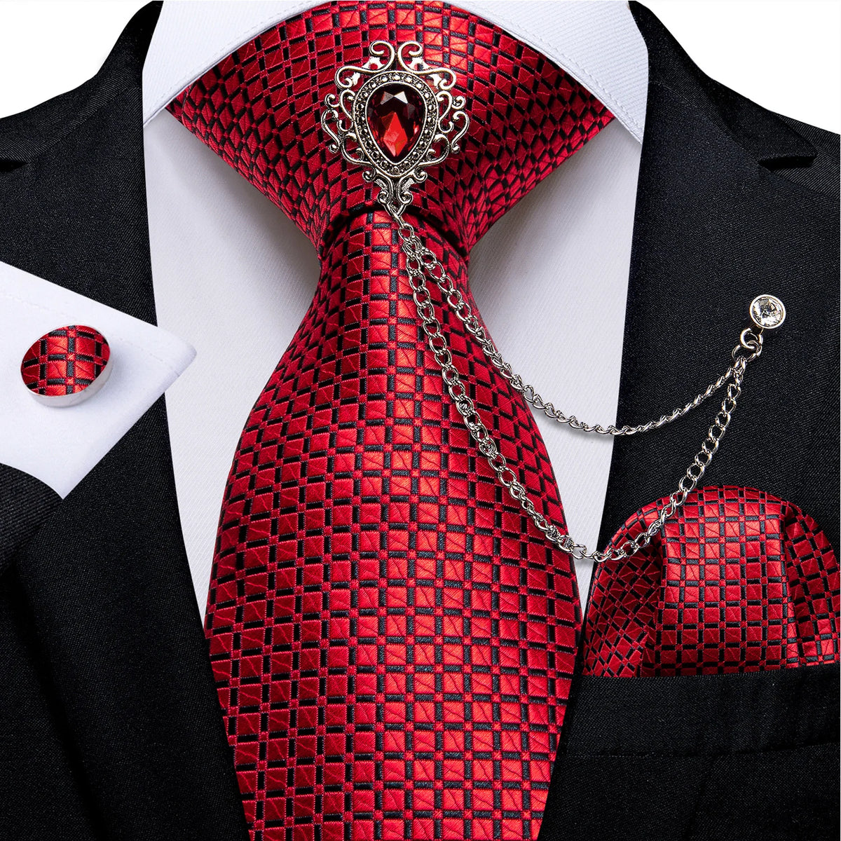 Coffret cravate homme, pochette et accessoires – CLEVI Paris