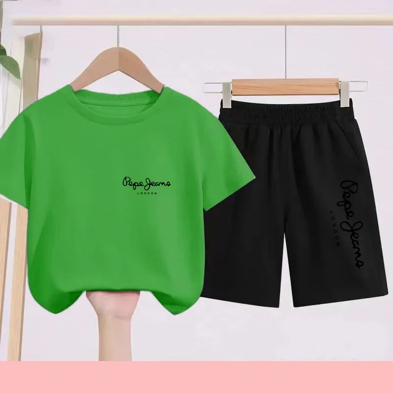 Ensemble enfant haut et short sportswear – CLEVI Paris