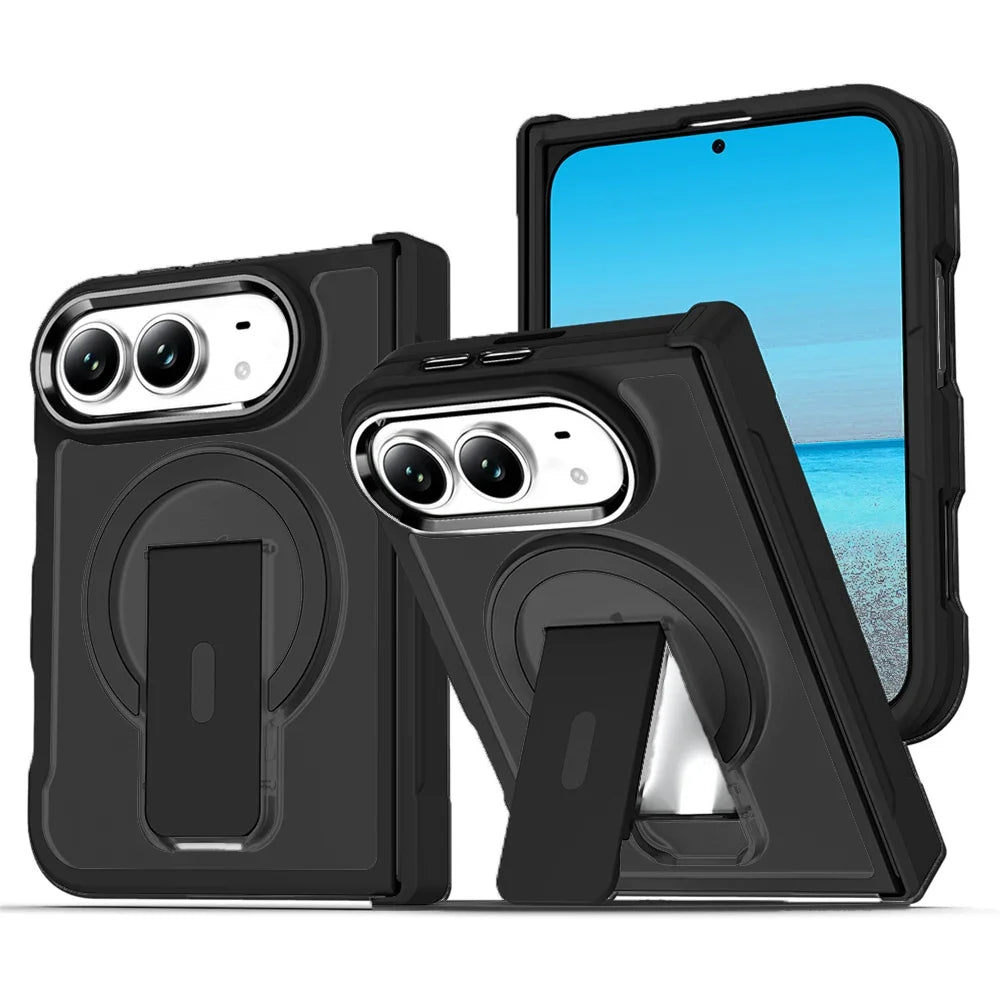 Coque iPhone Duo magnétique avec support – CLEVI Paris