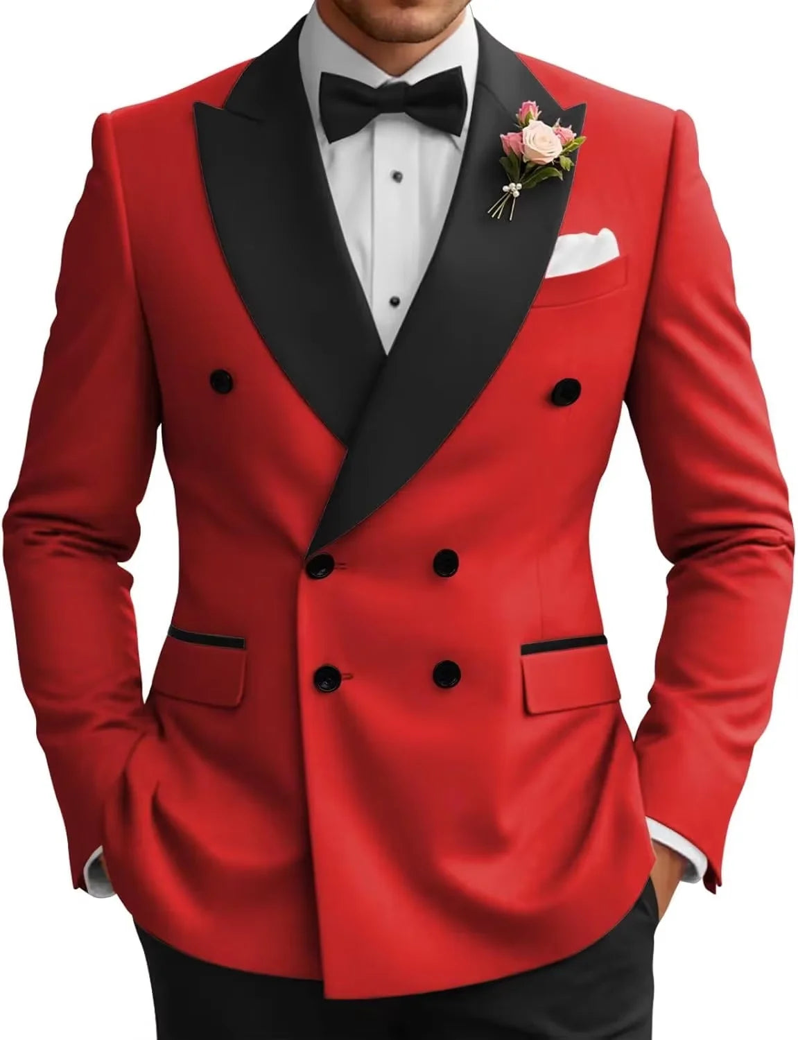 Veste de smoking croisée homme – CLEVI Paris