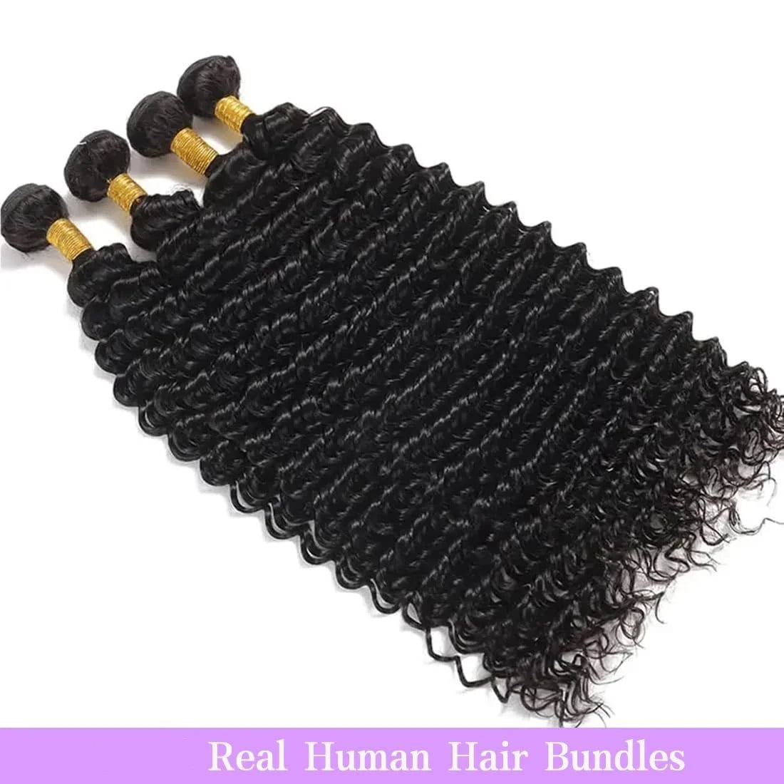 Bundles Deep Wave Cheveux Humains Remy Brésiliens – CLEVI Paris