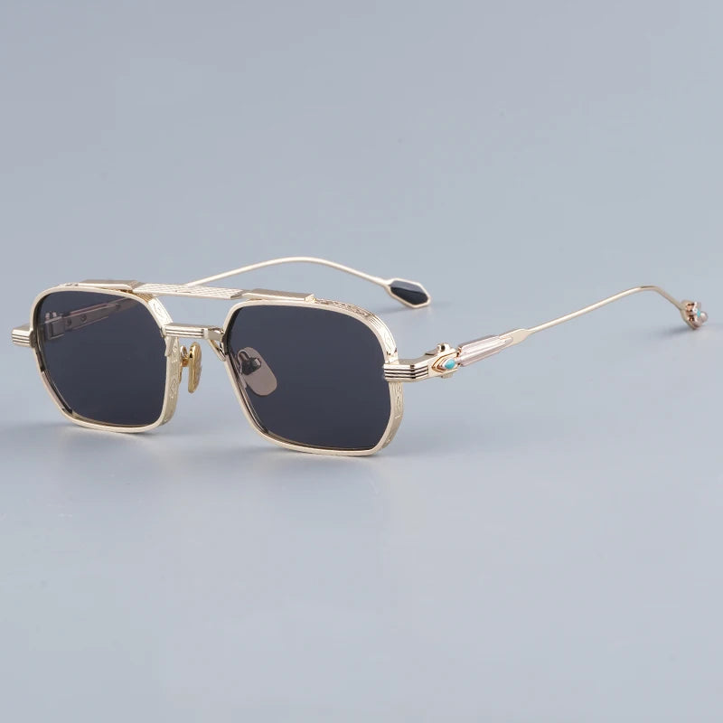 Lunettes de Soleil Carrées Façon Main Deaver UV400 Unisexe – CLEVI Paris