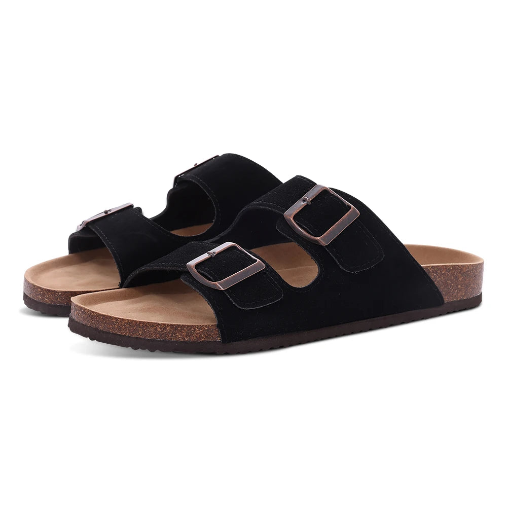 Sandales femme Evshine à double boucle – CLEVI Paris