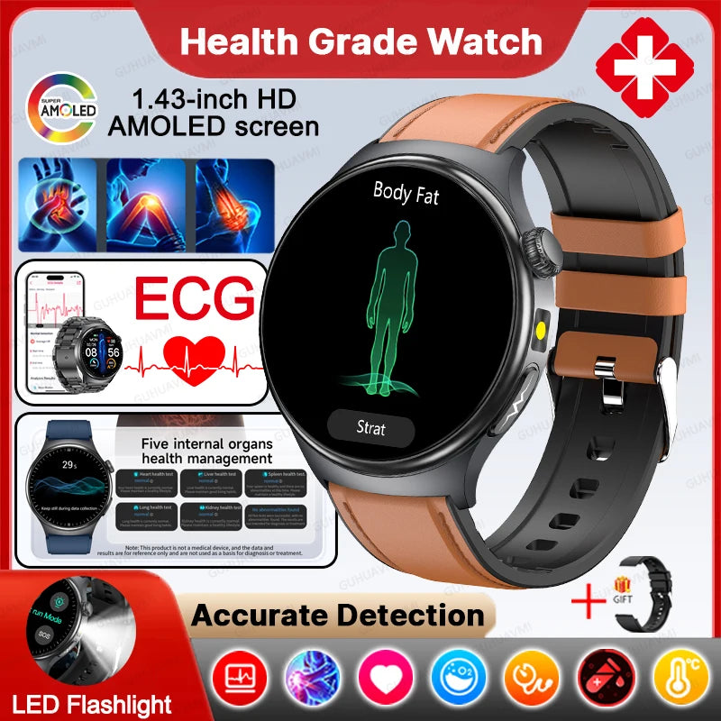 Montre connectée TK27 AMOLED 1,43″ – CLEVI Paris