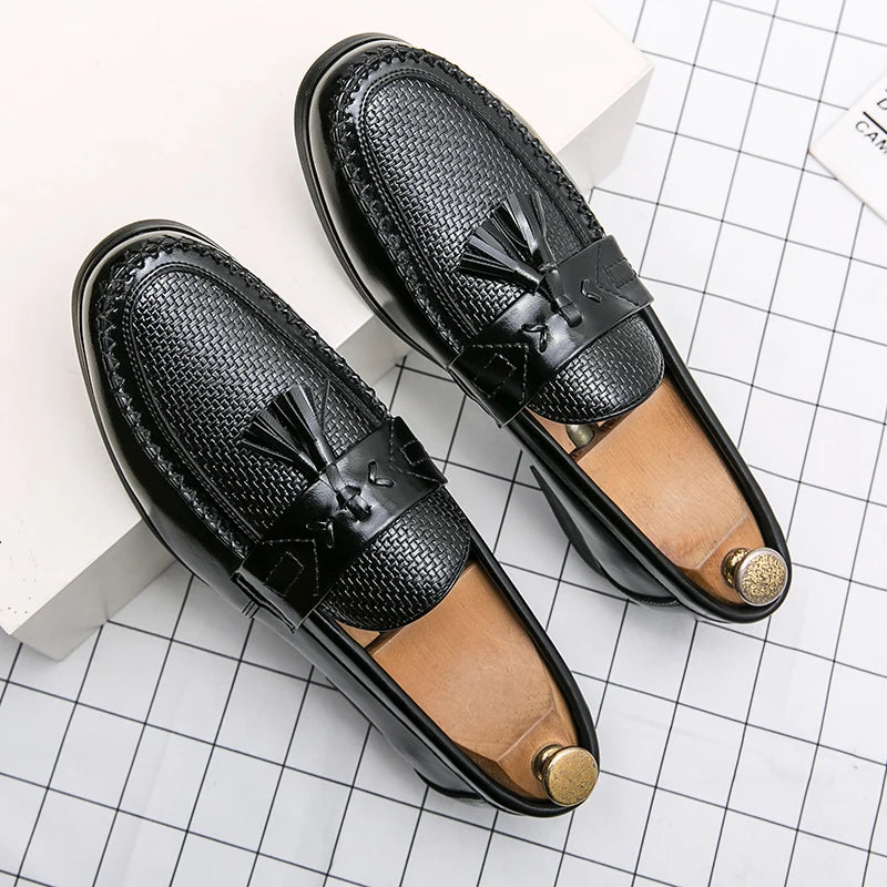 Mocassins Brogues PU Homme Bout Pointu Business & Mariage – CLEVI Paris