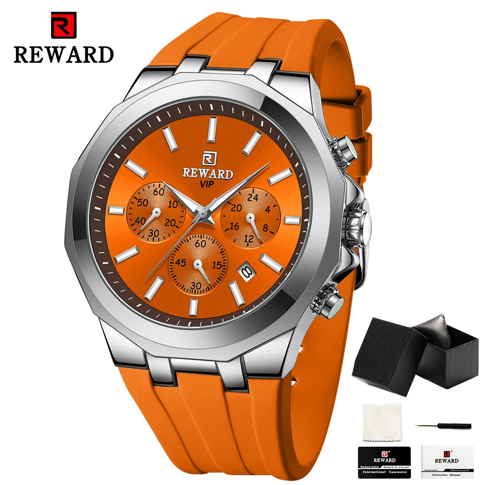 Montre Militaire Quartz Chronographe REWARD Homme – CLEVI Paris