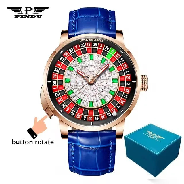 Montre Automatique PINDU NH35 Cadran Roulette Saphir – CLEVI Paris