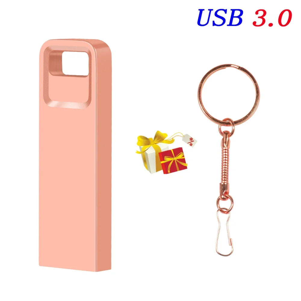 Clé USB 3.0 Mini Métal jusqu'à 128 Go 4 Coloris – CLEVI Paris