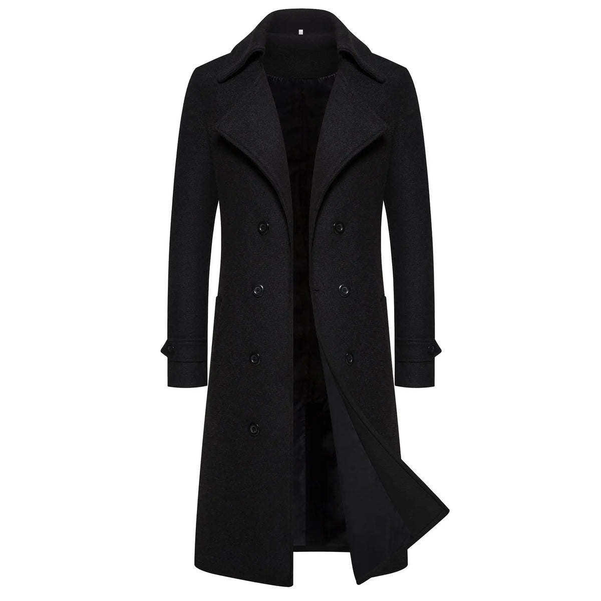 Manteau long croisé homme – CLEVI Paris