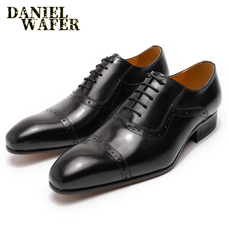 Oxford homme en cuir à lacets – CLEVI Paris