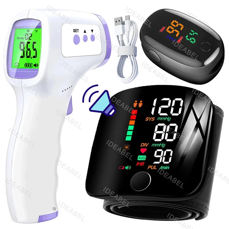 Tensiomètre Poignet LCD Vocal Rechargeable – CLEVI Paris
