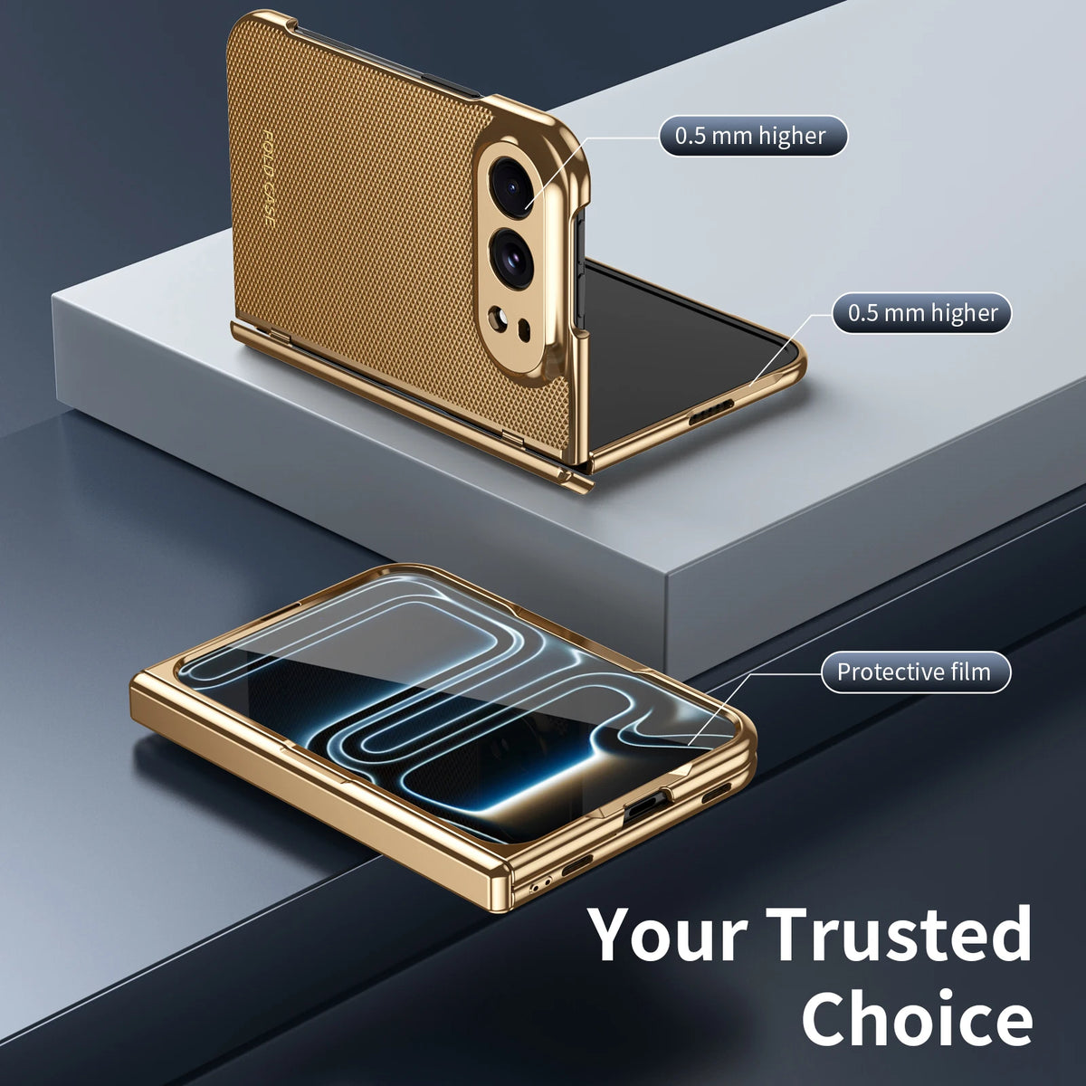 Coque iPhone Duo à finition métallisée – CLEVI Paris