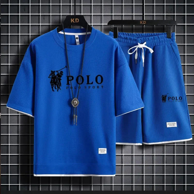 Ensemble Sport Homme T-Shirt + Short Jogging Été – CLEVI Paris