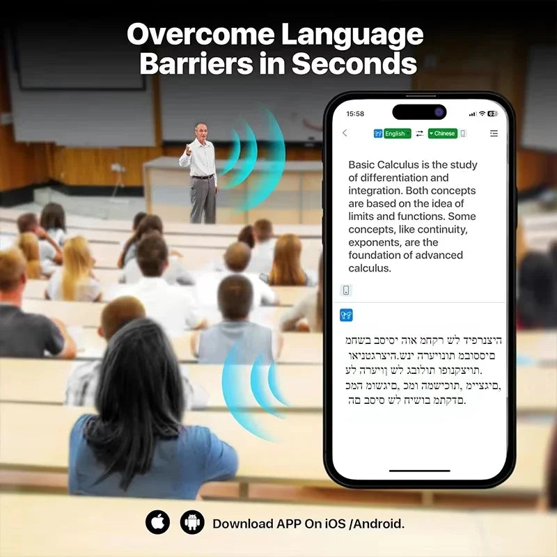 Écouteurs Traducteur IA UYUXIO 144 Langues OWS 60h – CLEVI Paris