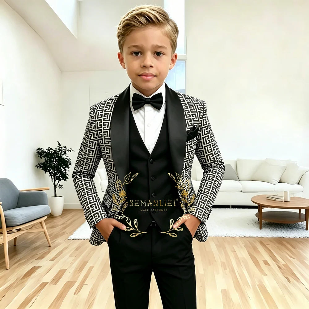 Costume enfant 3 pièces pour cérémonie – CLEVI Paris