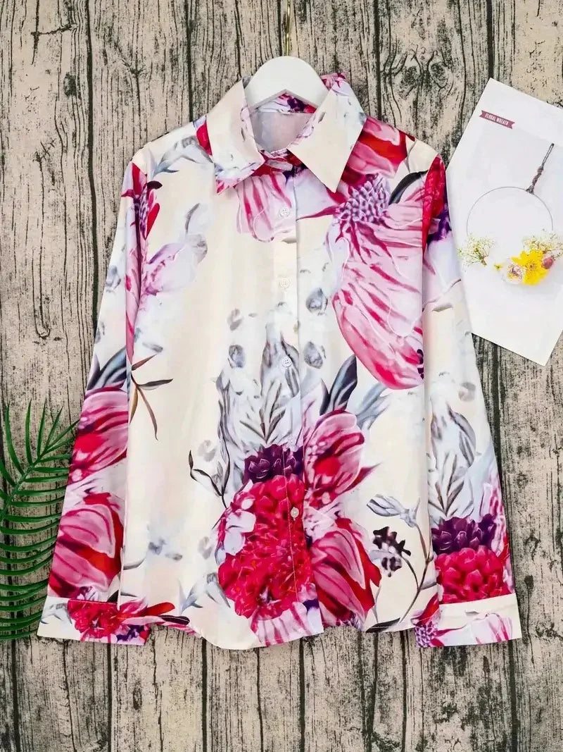 Chemise Femme Coupe Ajustée à Col Boutonné – CLEVI Paris