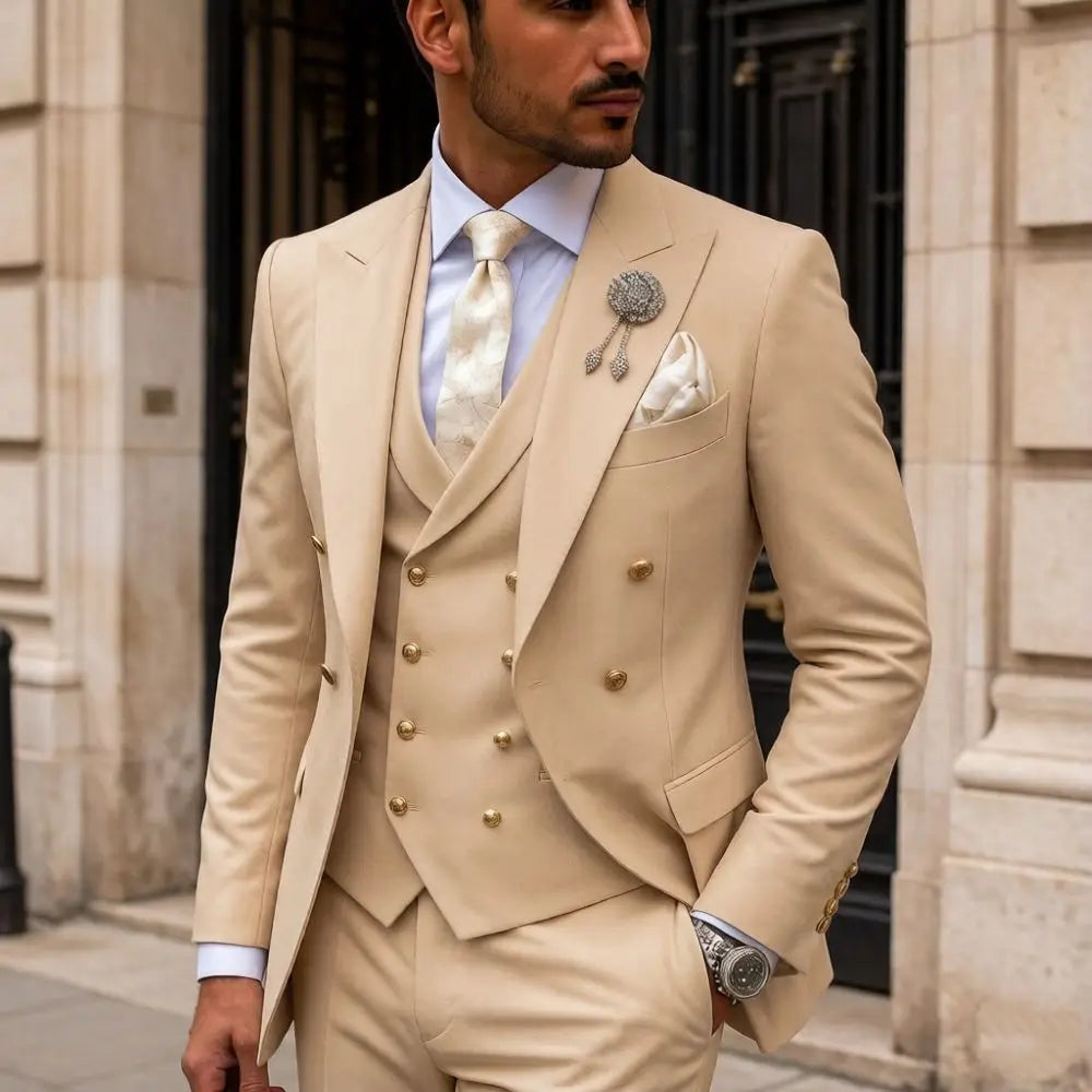 Smoking Homme 3 Pièces Luxe – CLEVI Paris
