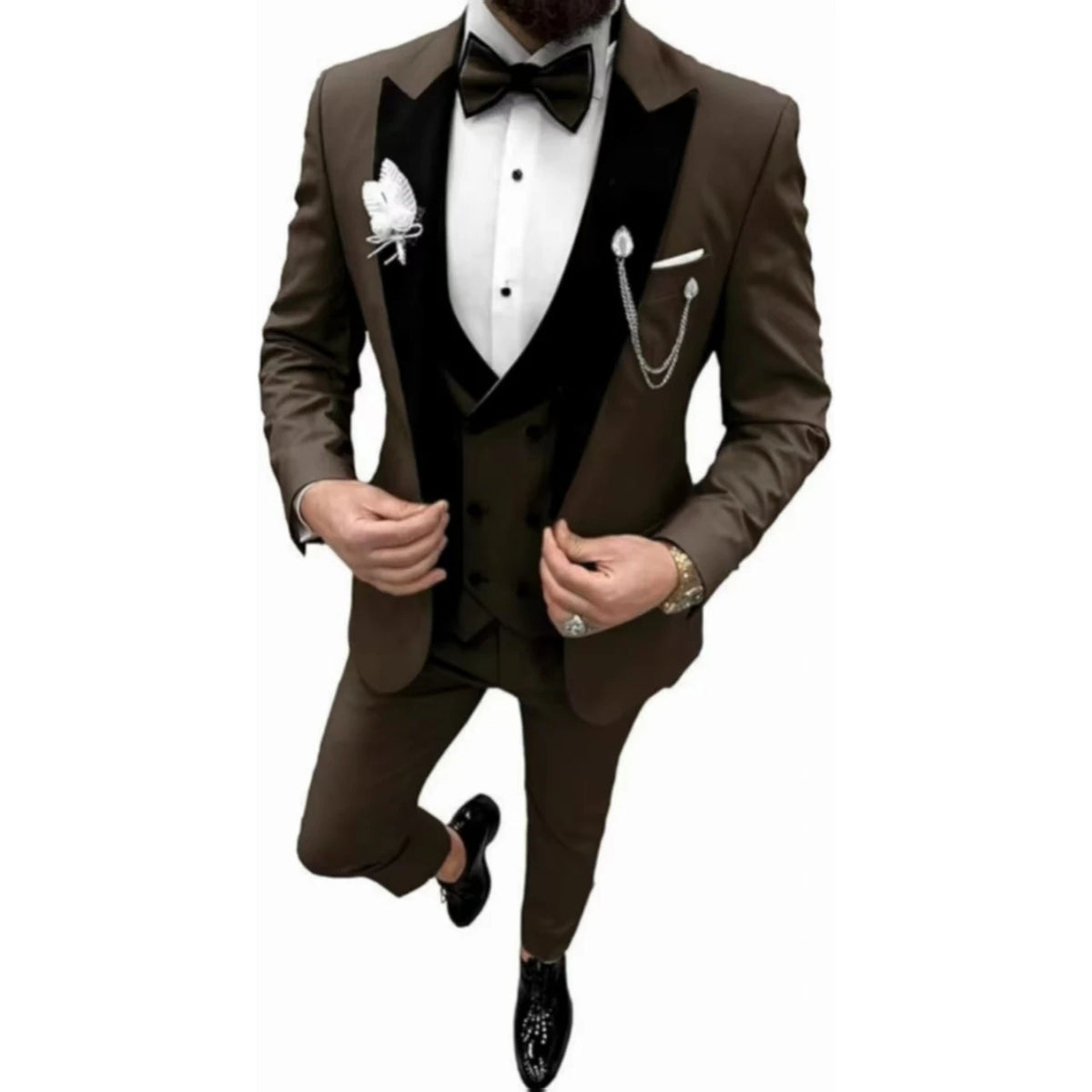 Costume 3 pièces homme velours – CLEVI Paris